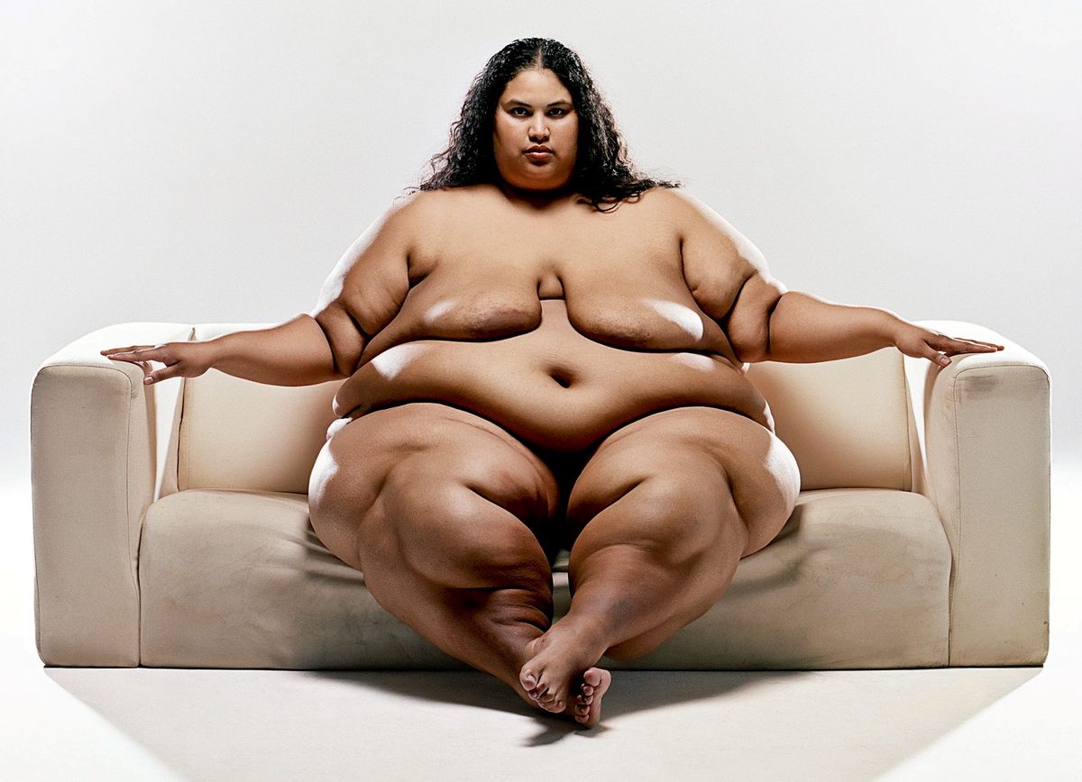 Fat woman nude