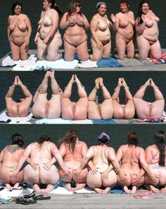 Group nude bbw women