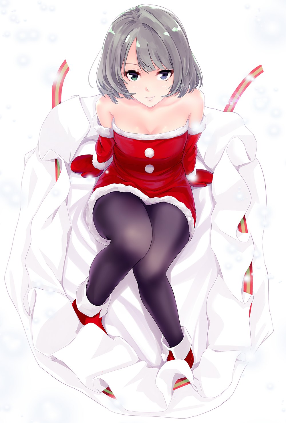 Sexy christmas anime girls