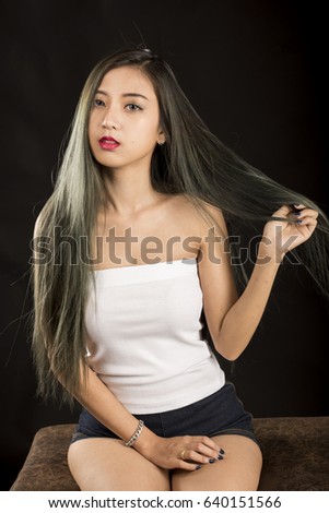 Asian girl models young