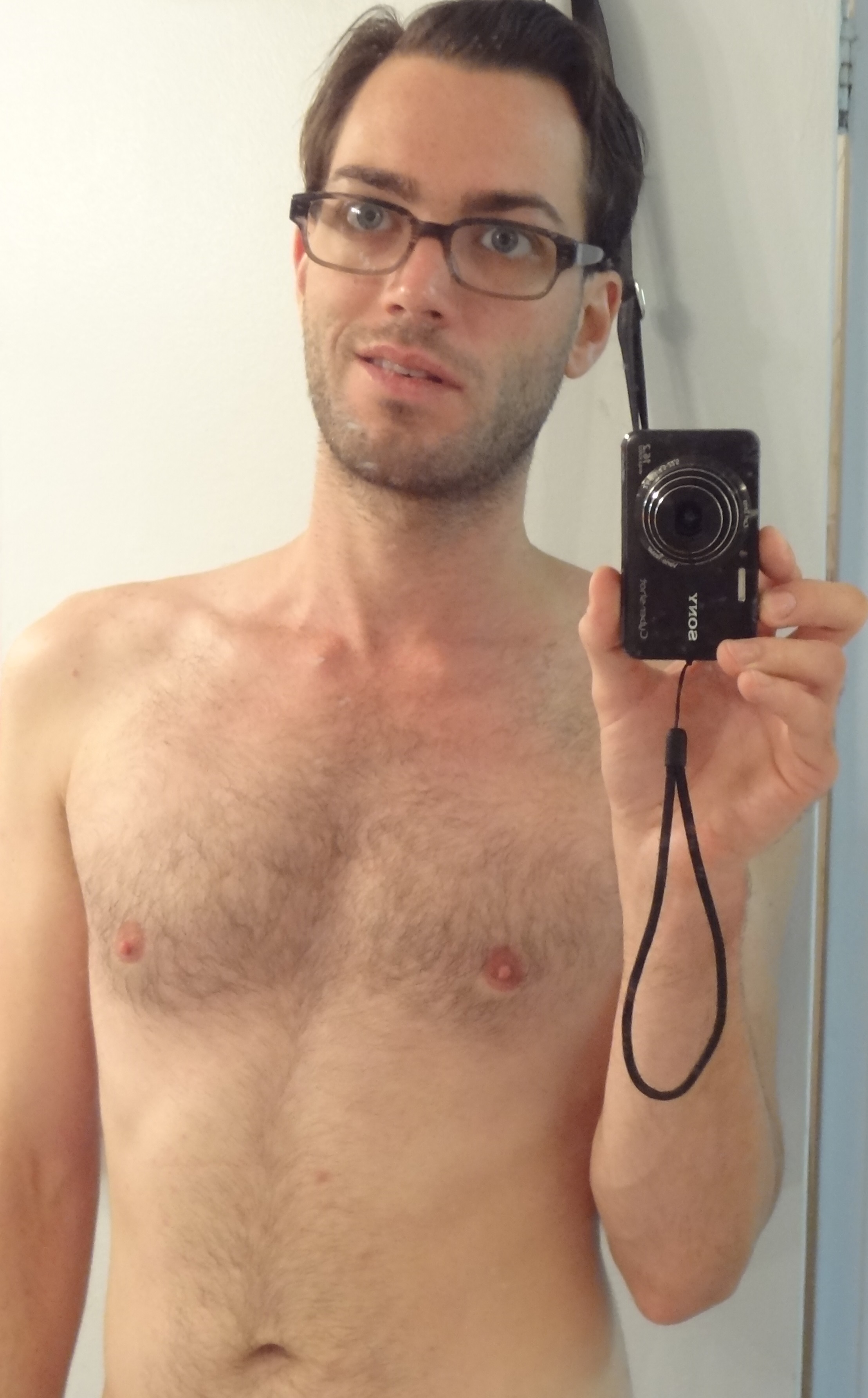 Gay male body shaving