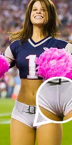 Dirty nfl cheerleader wardrobe fail