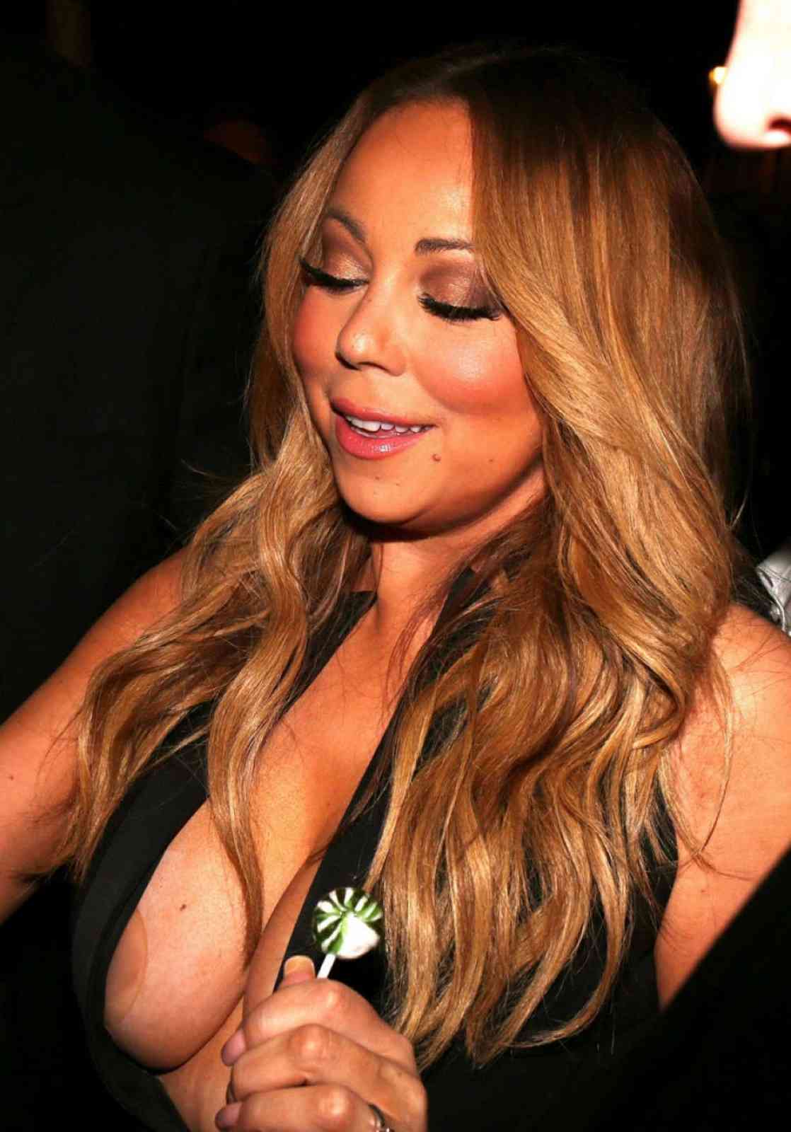Carey nude mariah tits Mariah Carey