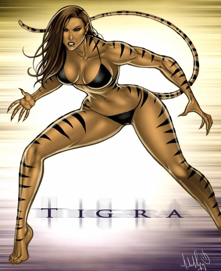 tigra marvel Cheetah hentai dc