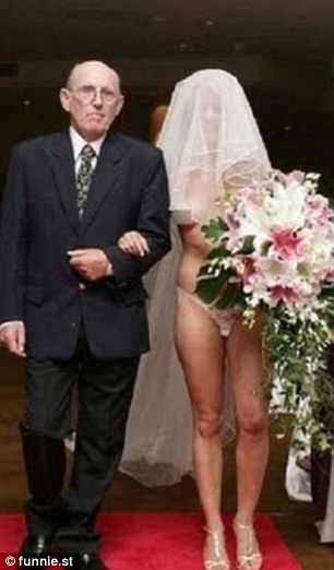 Bride nude wedding