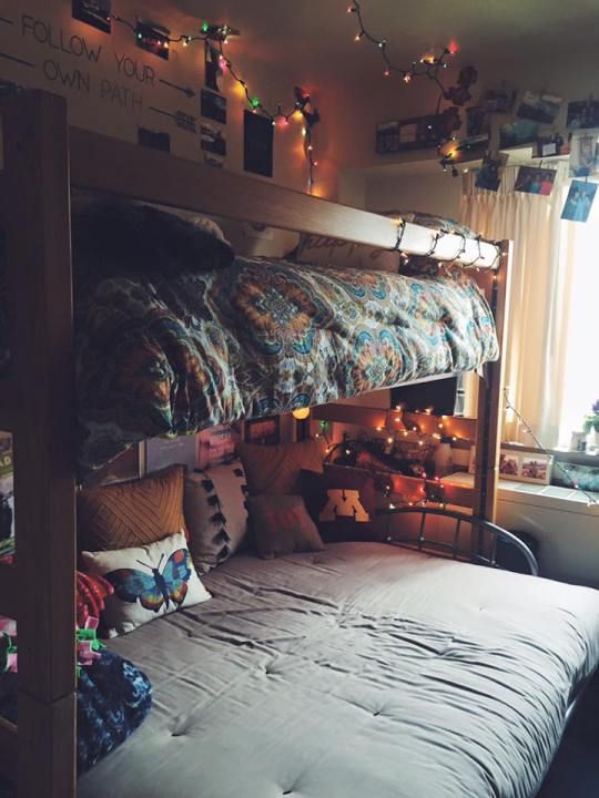 Amateur college girl dorm room