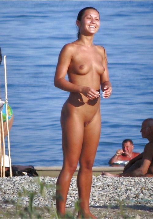 Nude beach voyeur