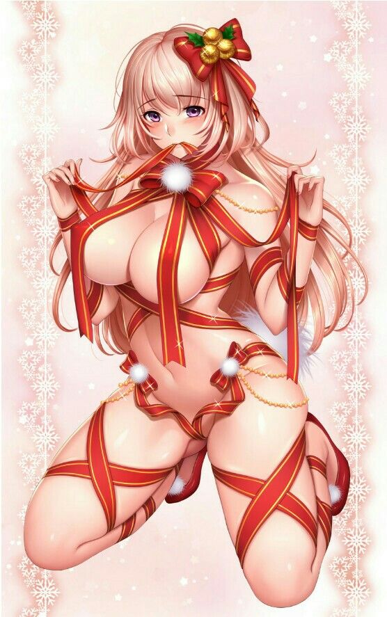 Sexy christmas anime girls
