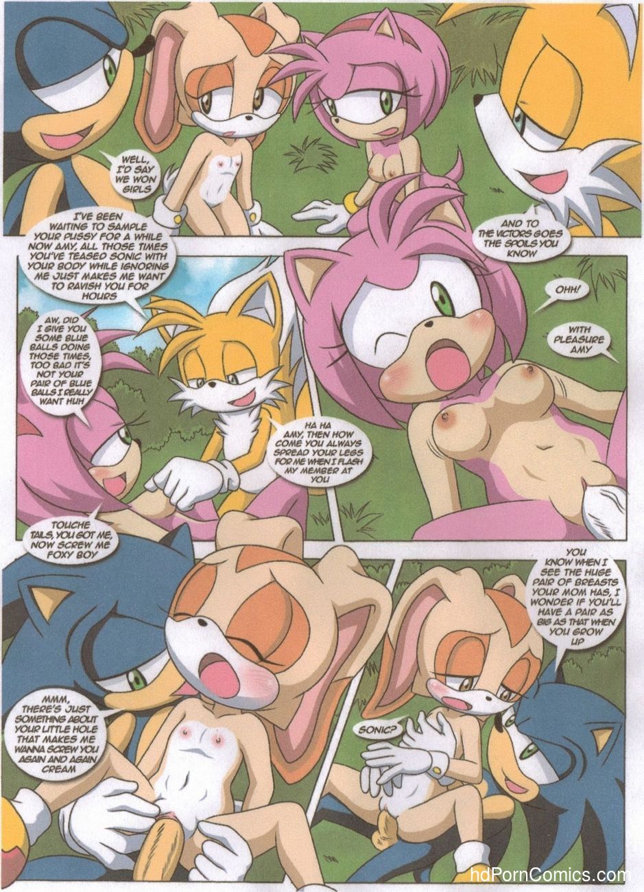 Naked sonic and amy porn comic