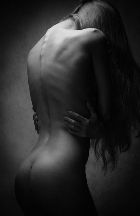 Black and white artistic nude photography