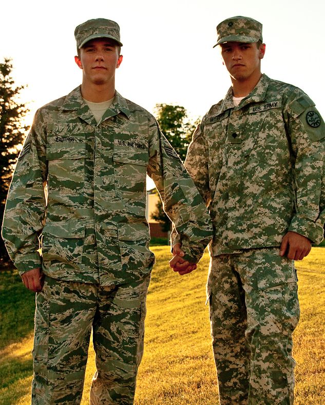 Army military uniform men gay sex