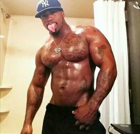 Black man with long penis