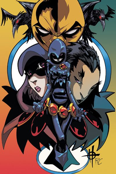 Raven teen titans batman comic