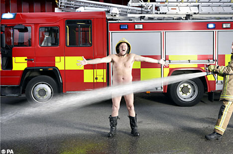 Nude women firefighters