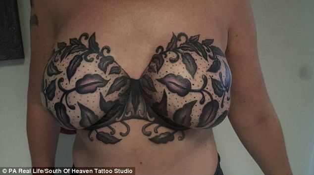 Tattoos on girls boobs