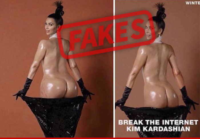 Kim kardashian nude ass fake