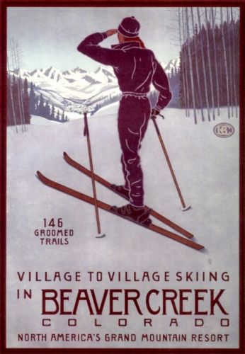 Vintage skis colorado