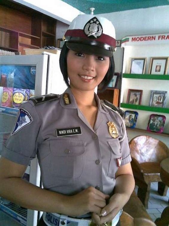 police uniform asian Sexy