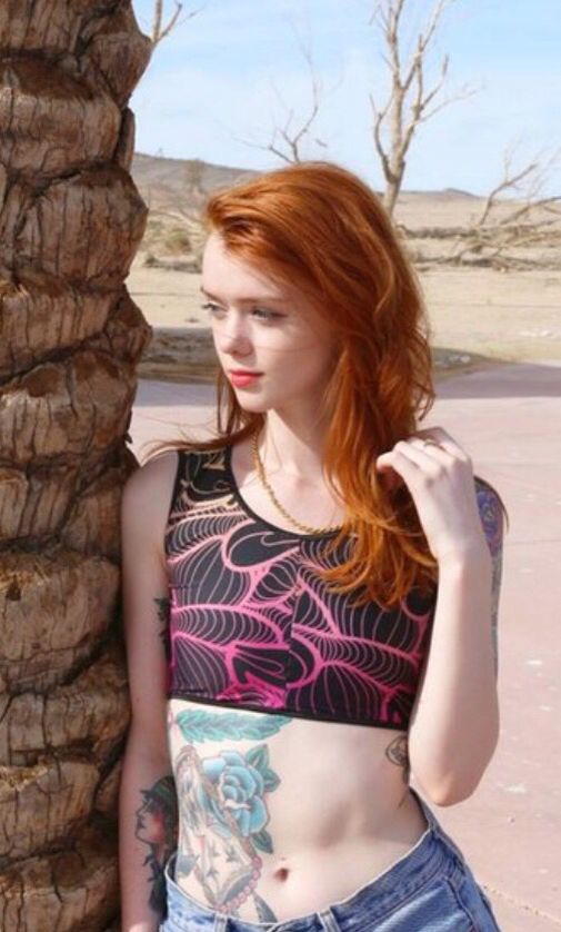 Redhead suicide girl tattoo