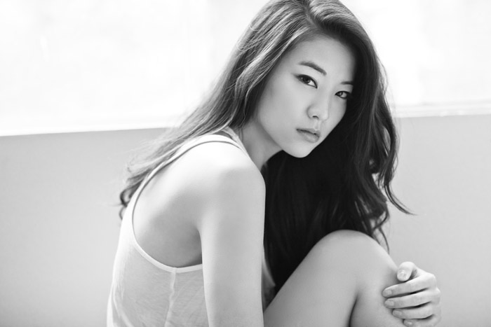 Beautiful asian american teen