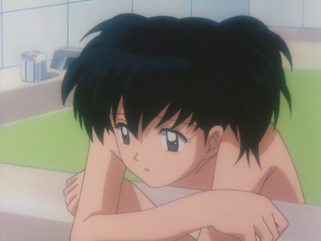 Kagome higurashi anime bath