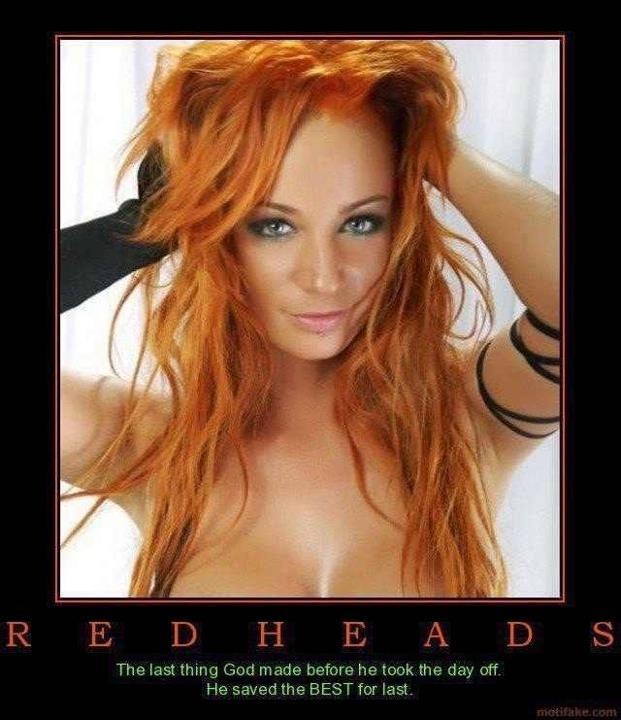 Redhead teens want black