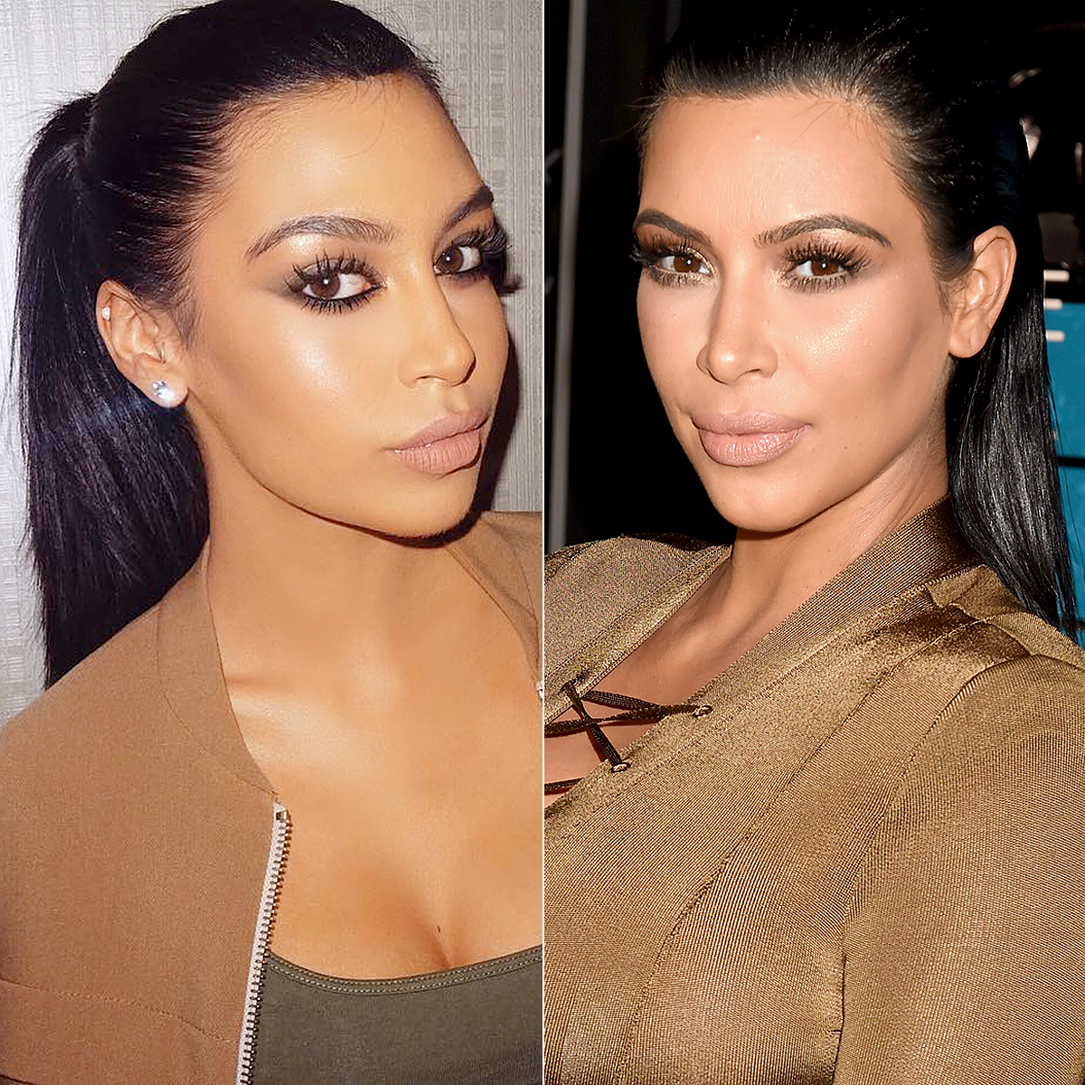 Kim kardashian look alike