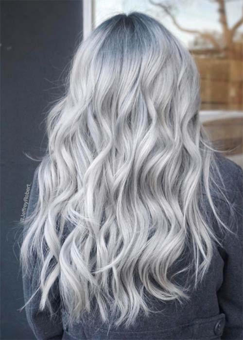 hair Silver grey