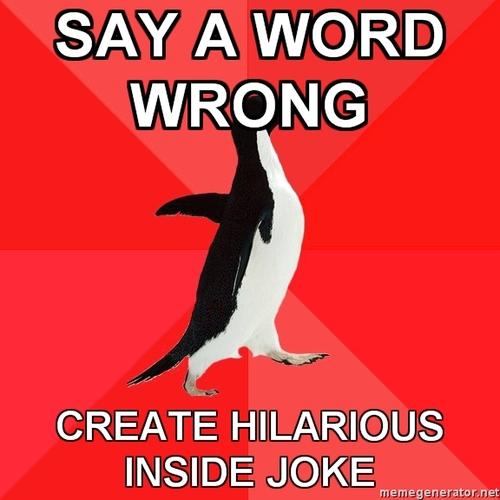 meme Socially awkward awesome penguin