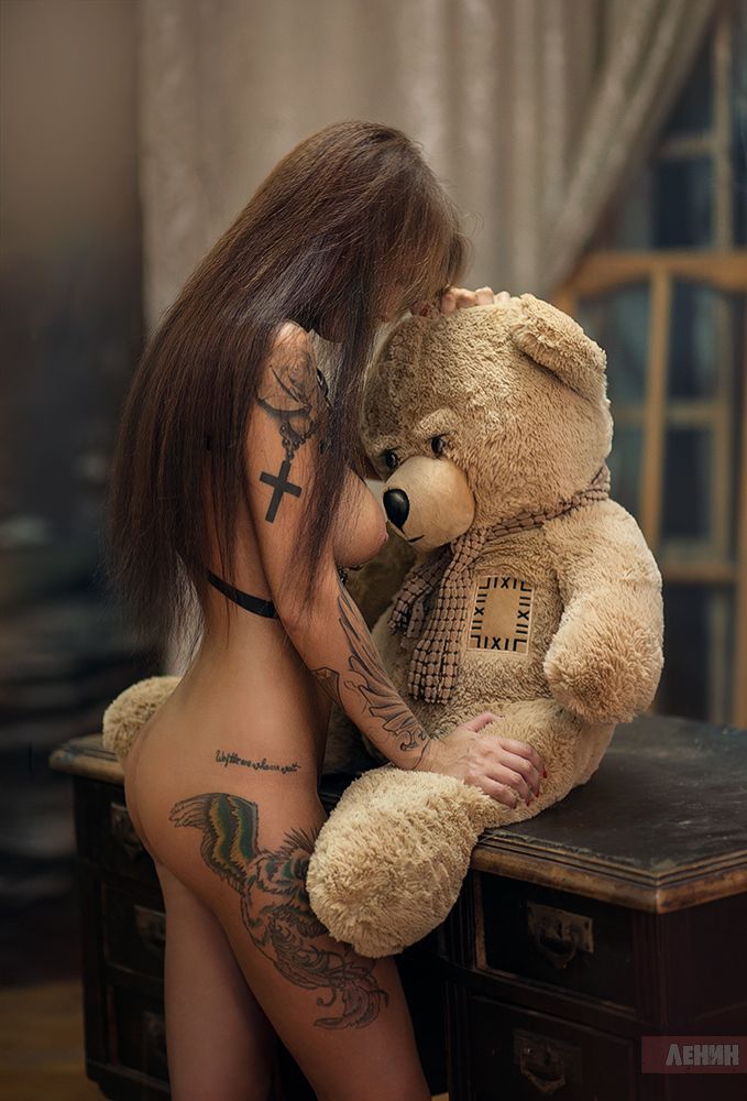 Sex with teddy bear