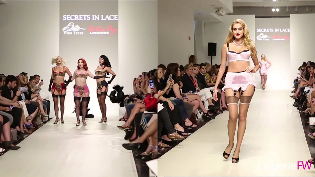 lace lingerie show Secrets fashion