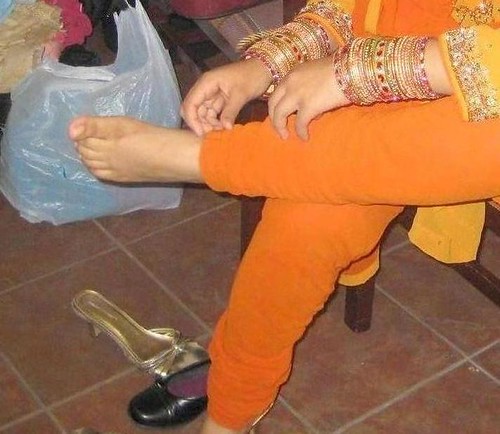 Indian aunty feet