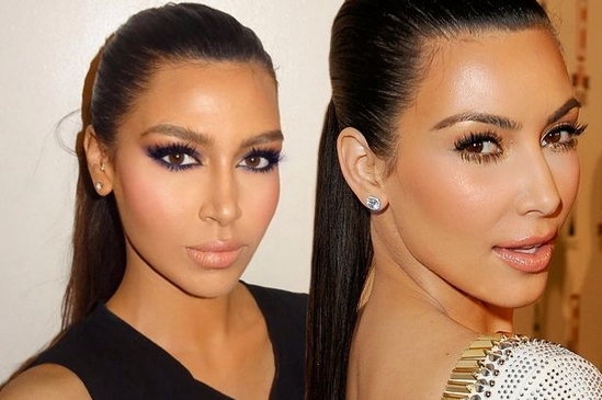 Kim kardashian look alike