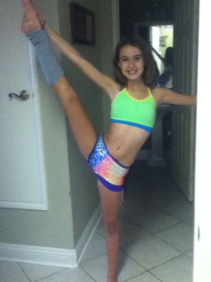 Teen cheerleader shorts