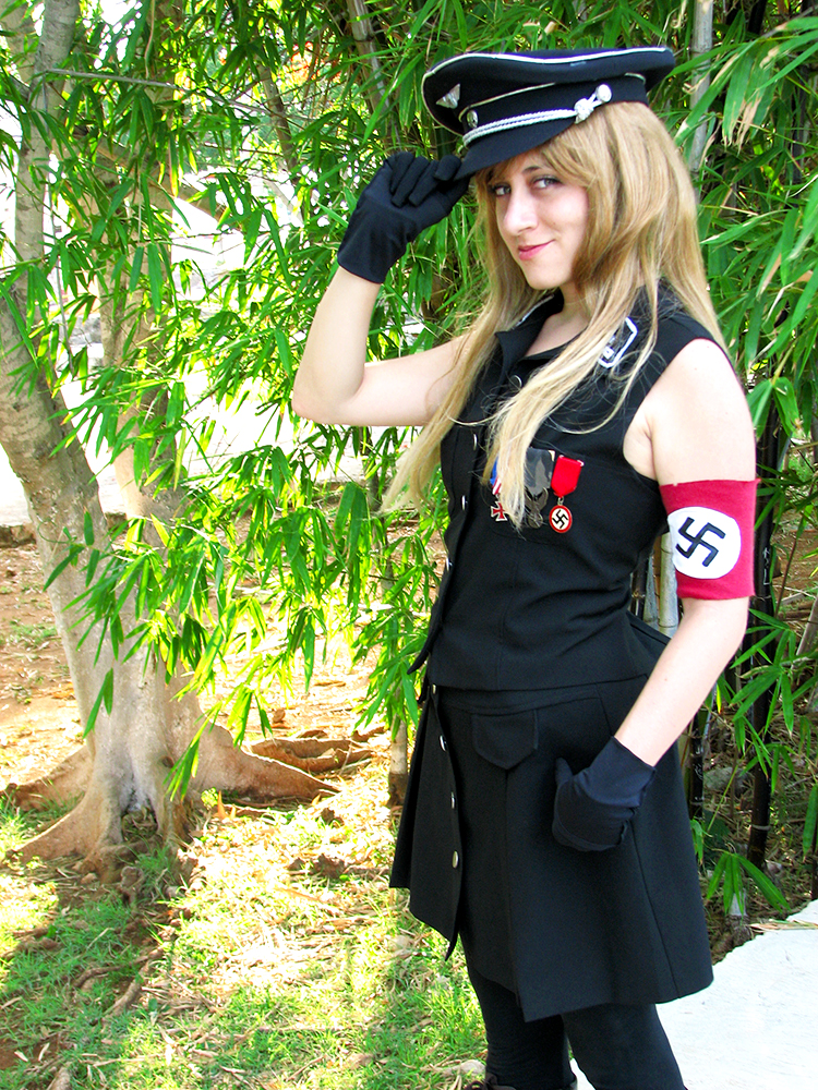Blonde nazi girl