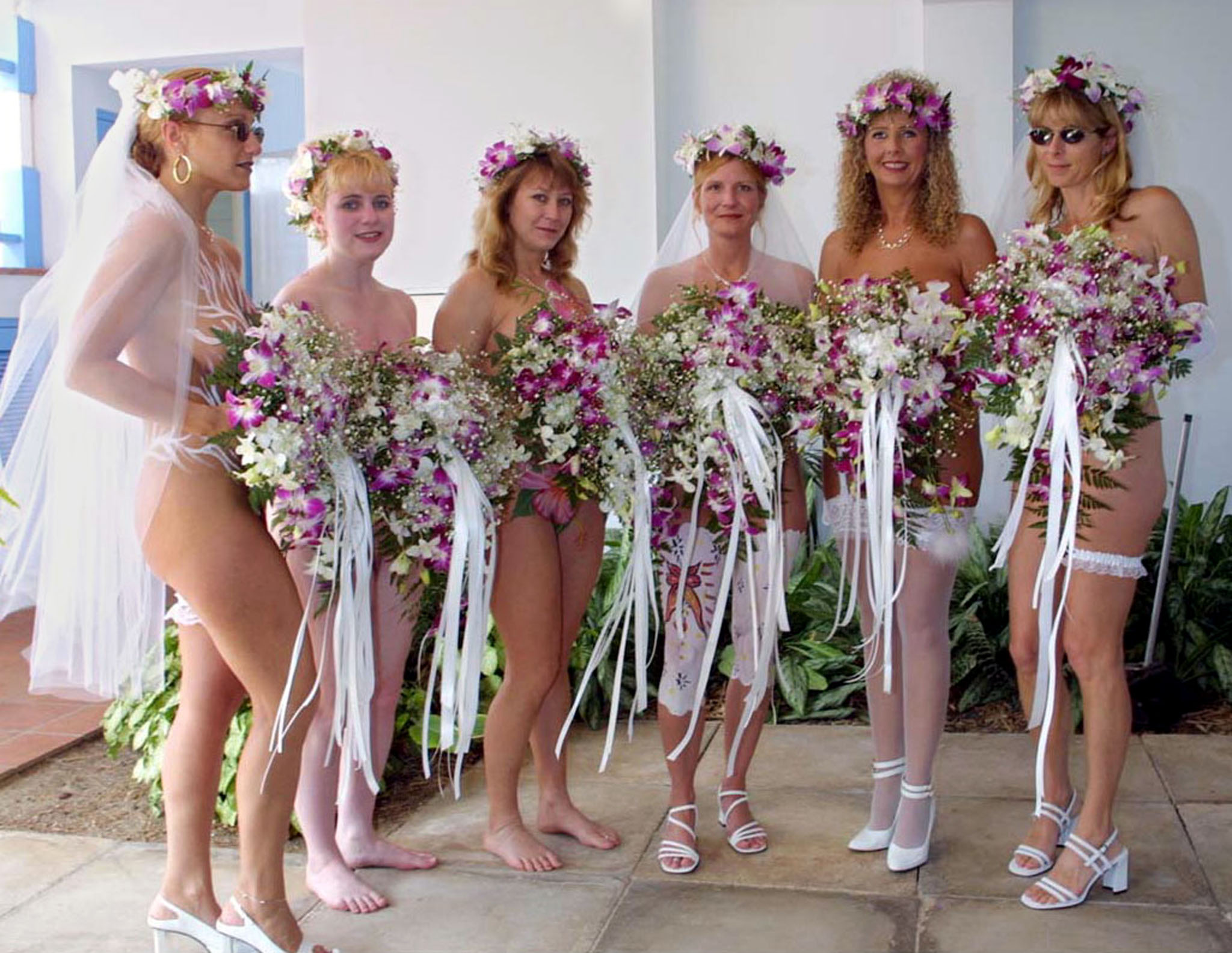 Bride nude wedding