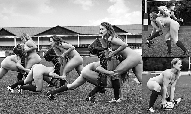 Naked women playing sports