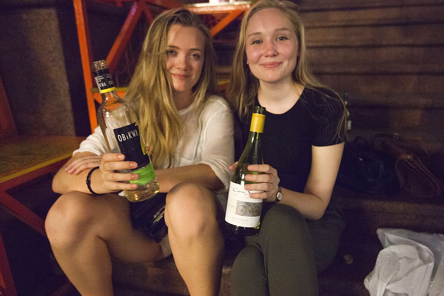 Drunk party girls at strip club sex