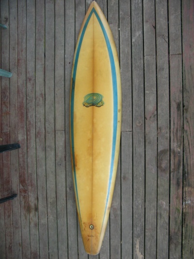 Vintage california surf board